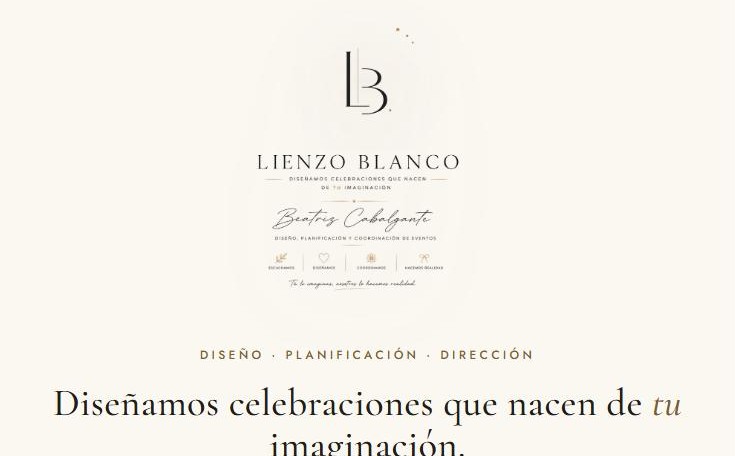 Web de Lienzo Blanco